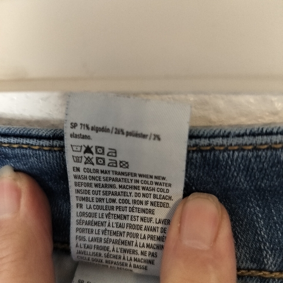 American Eagle Curvy Hi Rise Jegging Next Level Stretch Size 8L classic casual - Picture 8 of 8